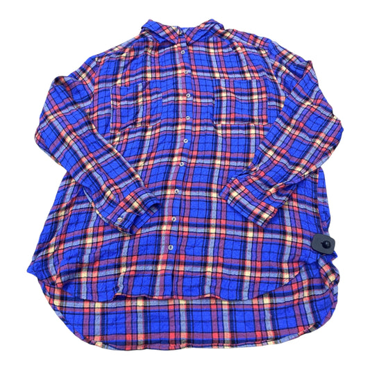 Top Ls By Pilcro In Plaid Pattern, Size:Xl