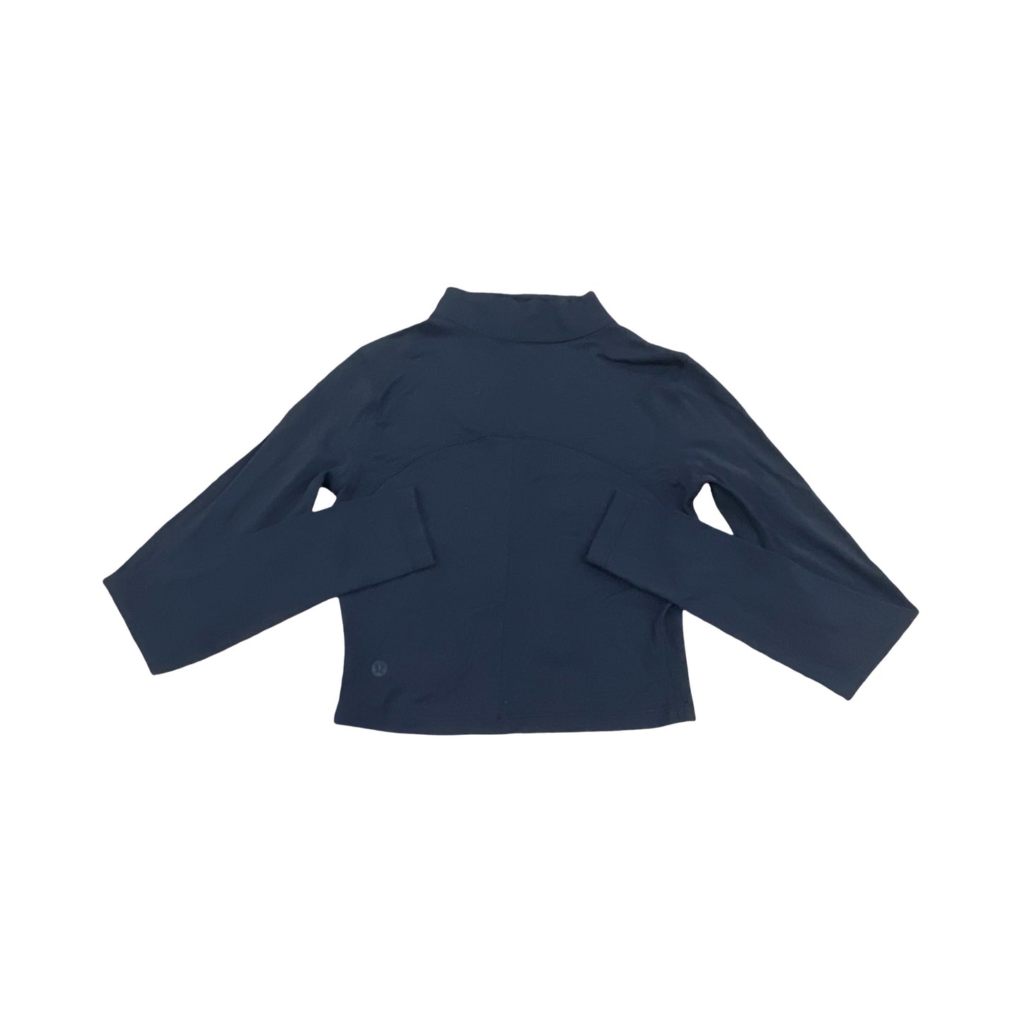 Athletic Top Ls Collar By Lululemon In Black, Size:Xs