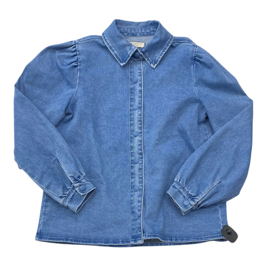 Jacket Denim By Cmb In Blue Denim, Size:M