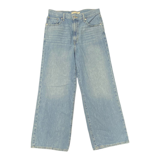 Jeans Straight By Levis In Blue Denim, Size:12