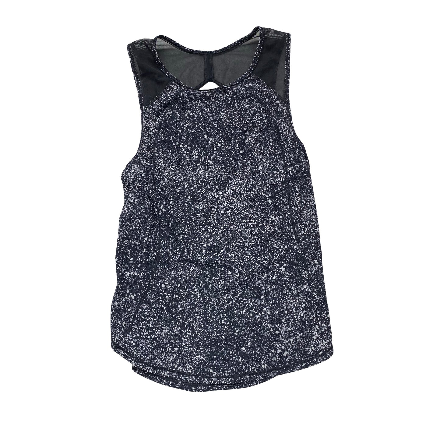 Athletic Tank Top By Lululemon In Black & Grey, Size:S