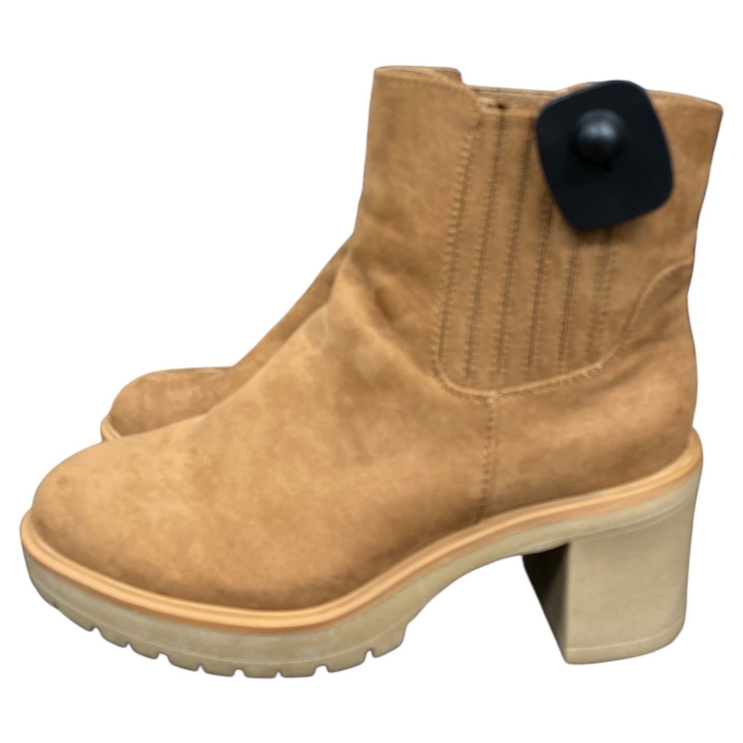 Boots Ankle Heels By Universal Thread In Brown, Size:9.5