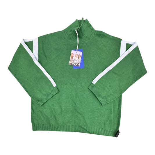 Sweater By LA LIGNE - FOR TARGET In Green & White, Size:S