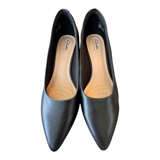 Shoes Heels Block By Clarks In Black, Size:10