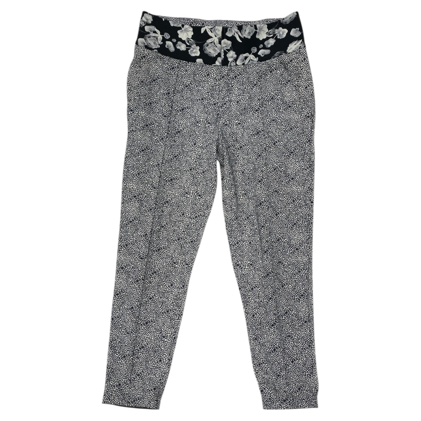 Athletic Pants By Lululemon In Black & White, Size:6