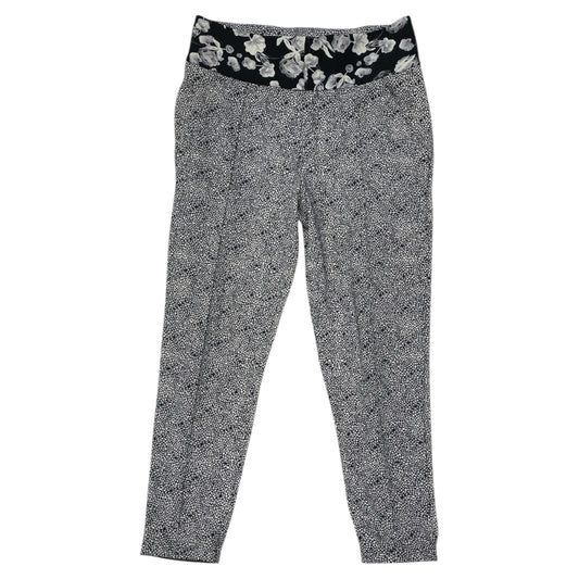 Athletic Pants By Lululemon In Black & White, Size:6