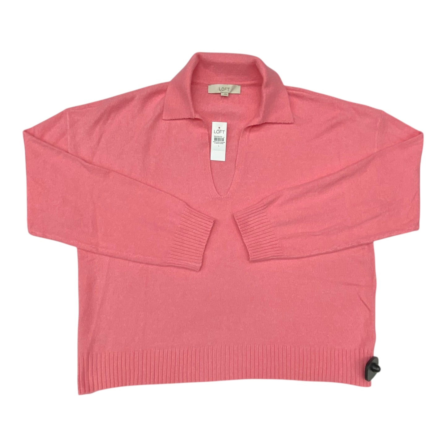 Sweater By Loft In Pink, Size:L