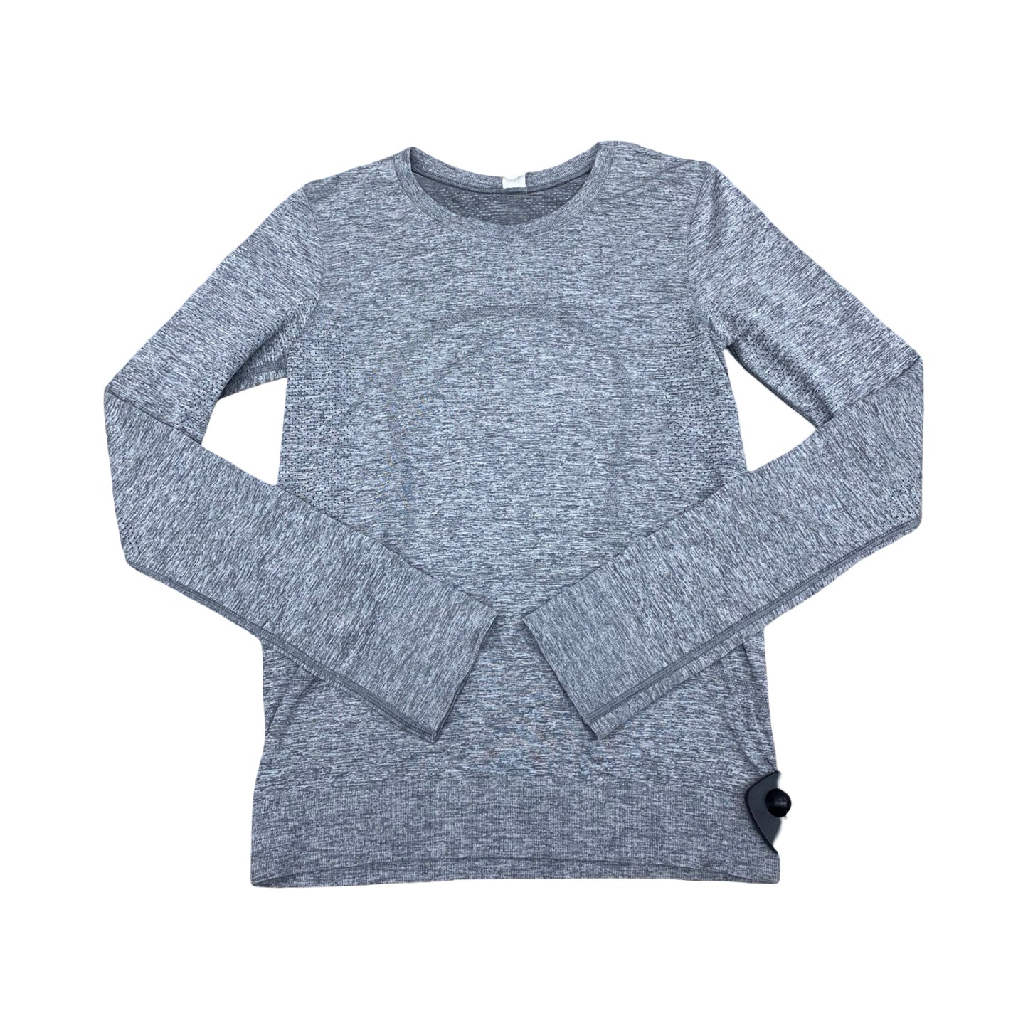 Athletic Top Ls Crewneck By Lululemon In Grey, Size:2
