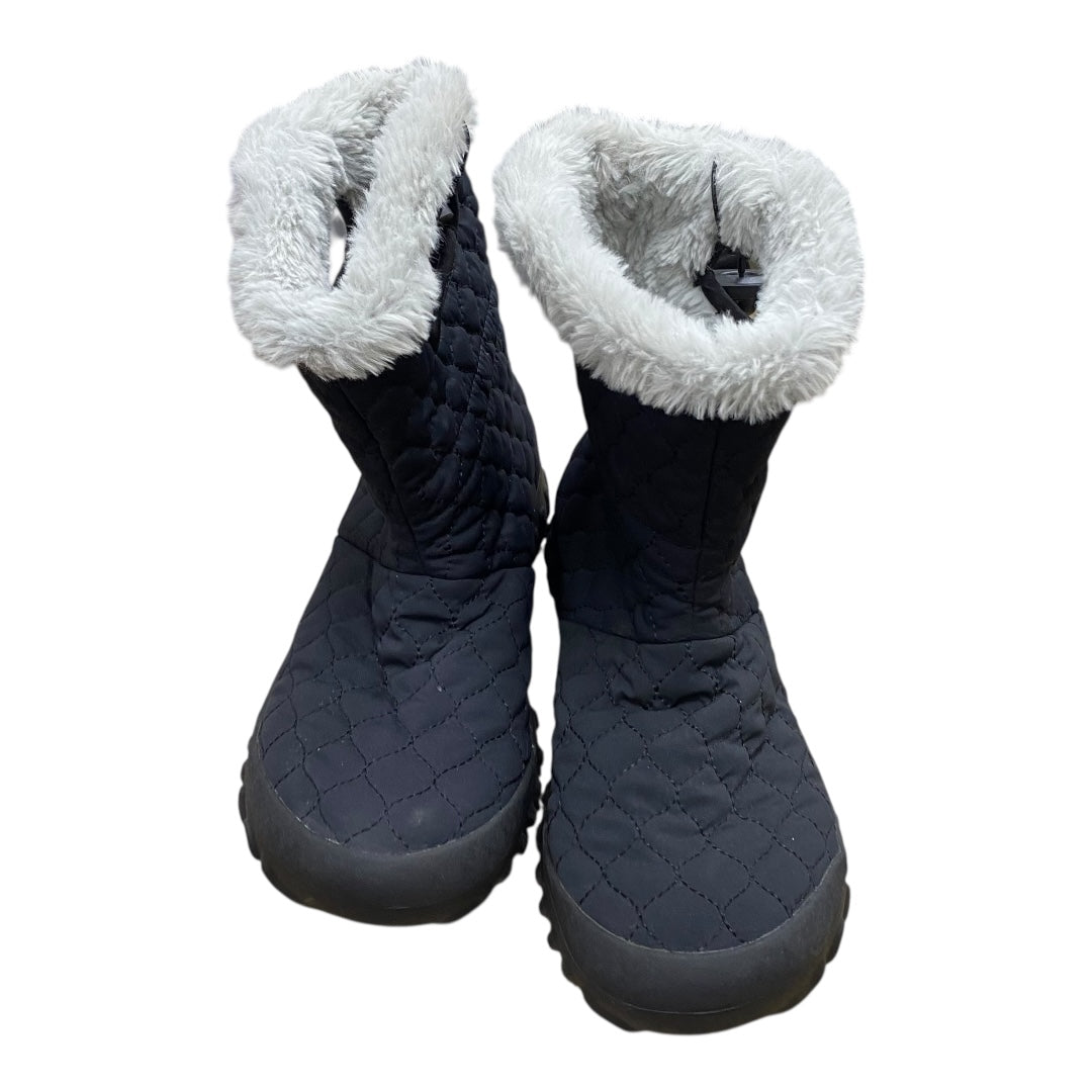 Boots Ankle Flats By Bogs In Black & Grey, Size:11