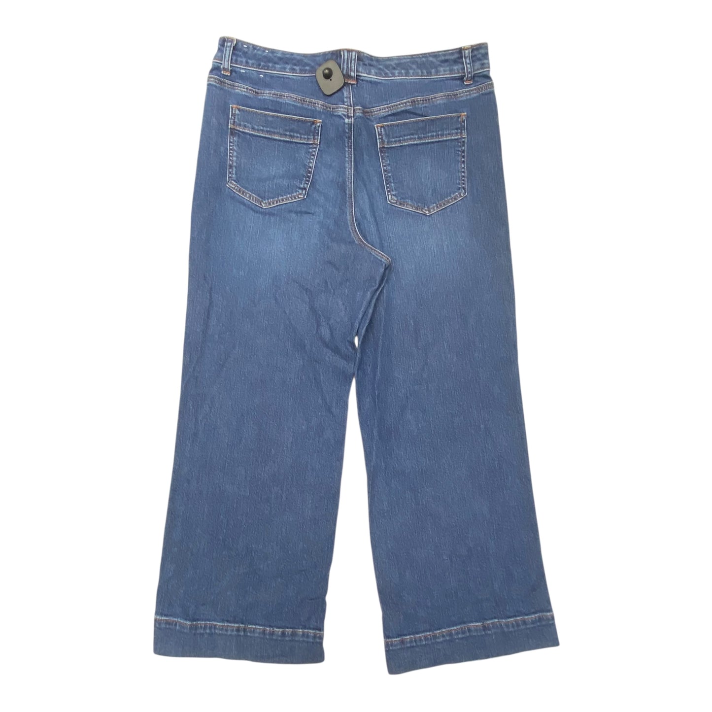 Jeans Wide Leg By Talbots In Blue, Size:14P