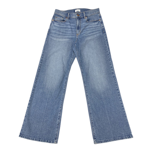 Jeans Wide Leg By Loft In Blue Denim, Size:6
