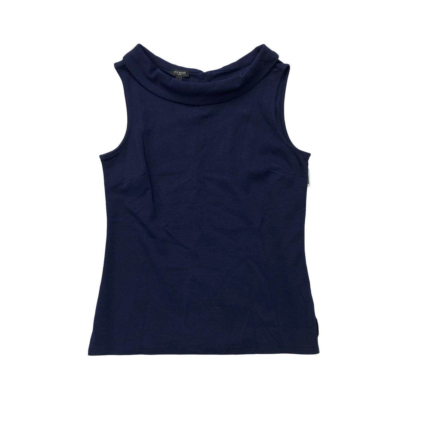 Top Sleeveless By Talbots In Navy, Size:Sp