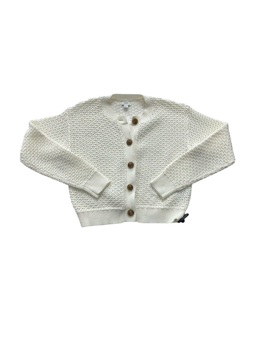Sweater Cardigan By J. Crew In Cream, Size:S