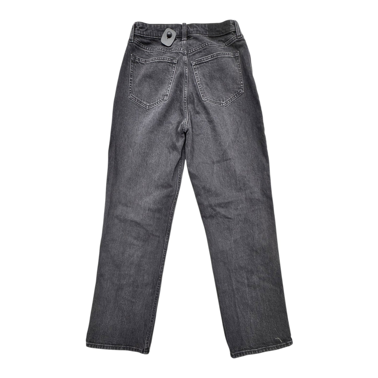 Jeans Straight By Abercrombie And Fitch In Black, Size:4