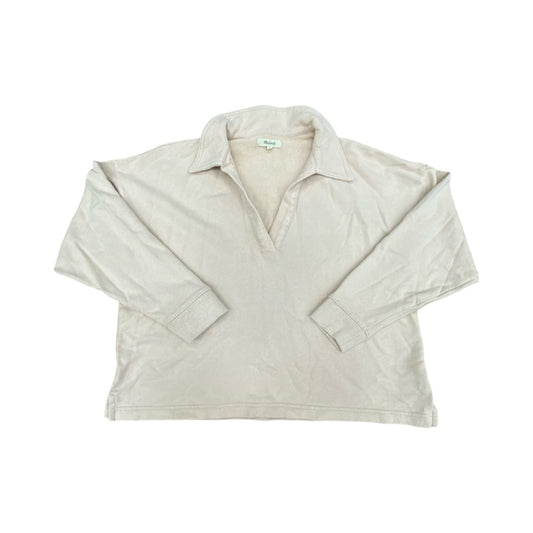 Sweatshirt Collar By Madewell In Pink, Size:S