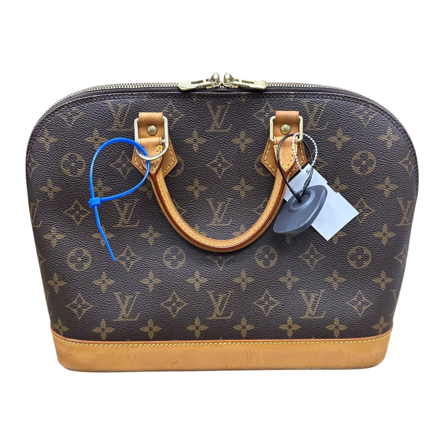 Handbag Luxury Designer By Louis Vuitton In Brown, Size:Medium