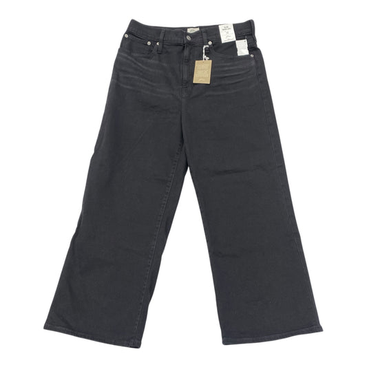 Jeans Wide Leg By J. Crew In Black, Size:12