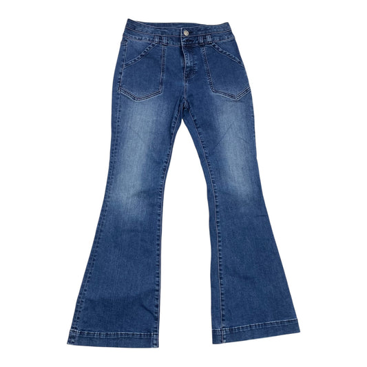Jeans Flared By Vigoss In Blue Denim, Size:6
