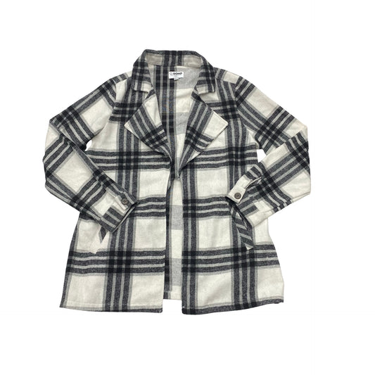 Jacket Shirt By Ci Sono In Plaid Pattern, Size:Xl