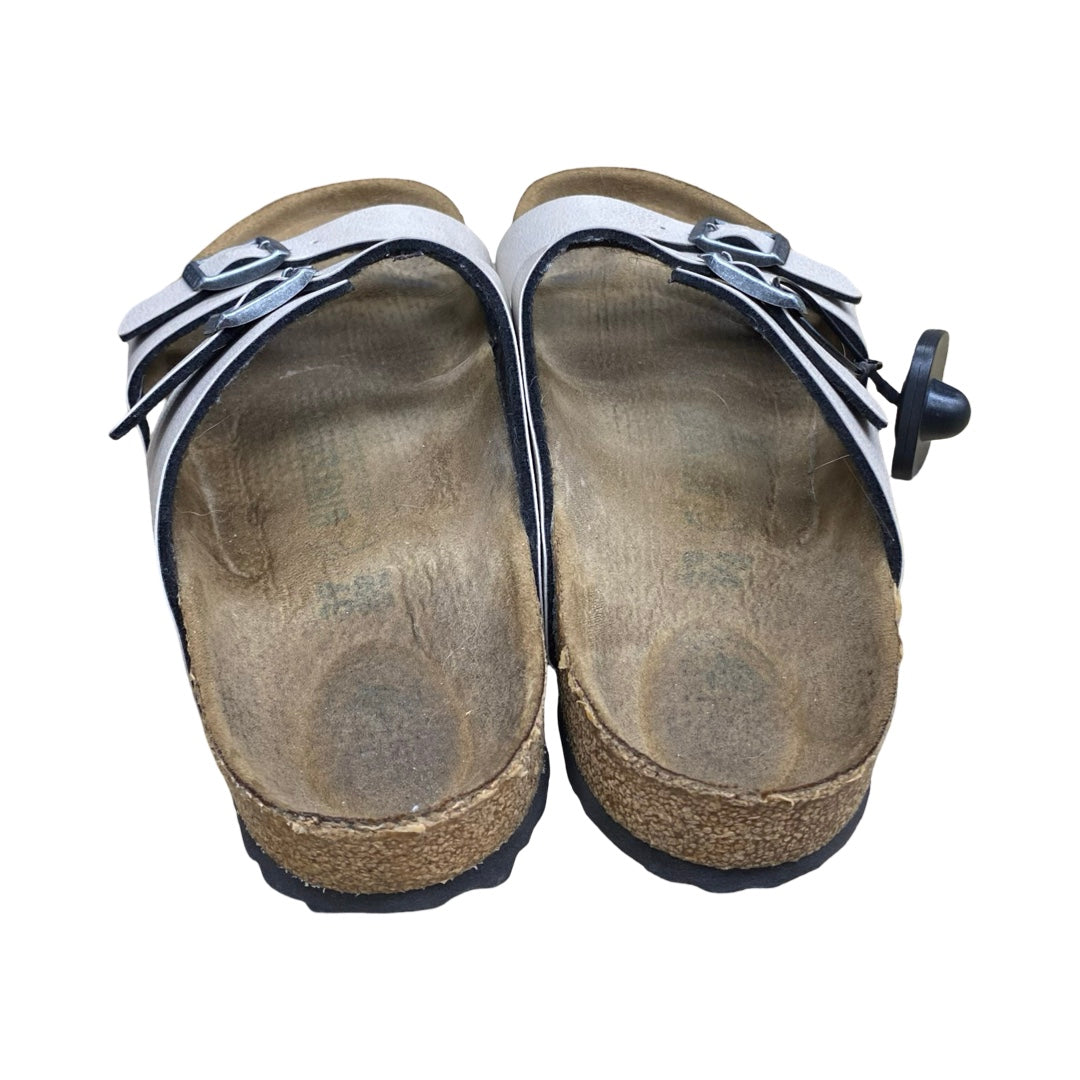 Sandals Designer By Birkenstock In Taupe, Size:9