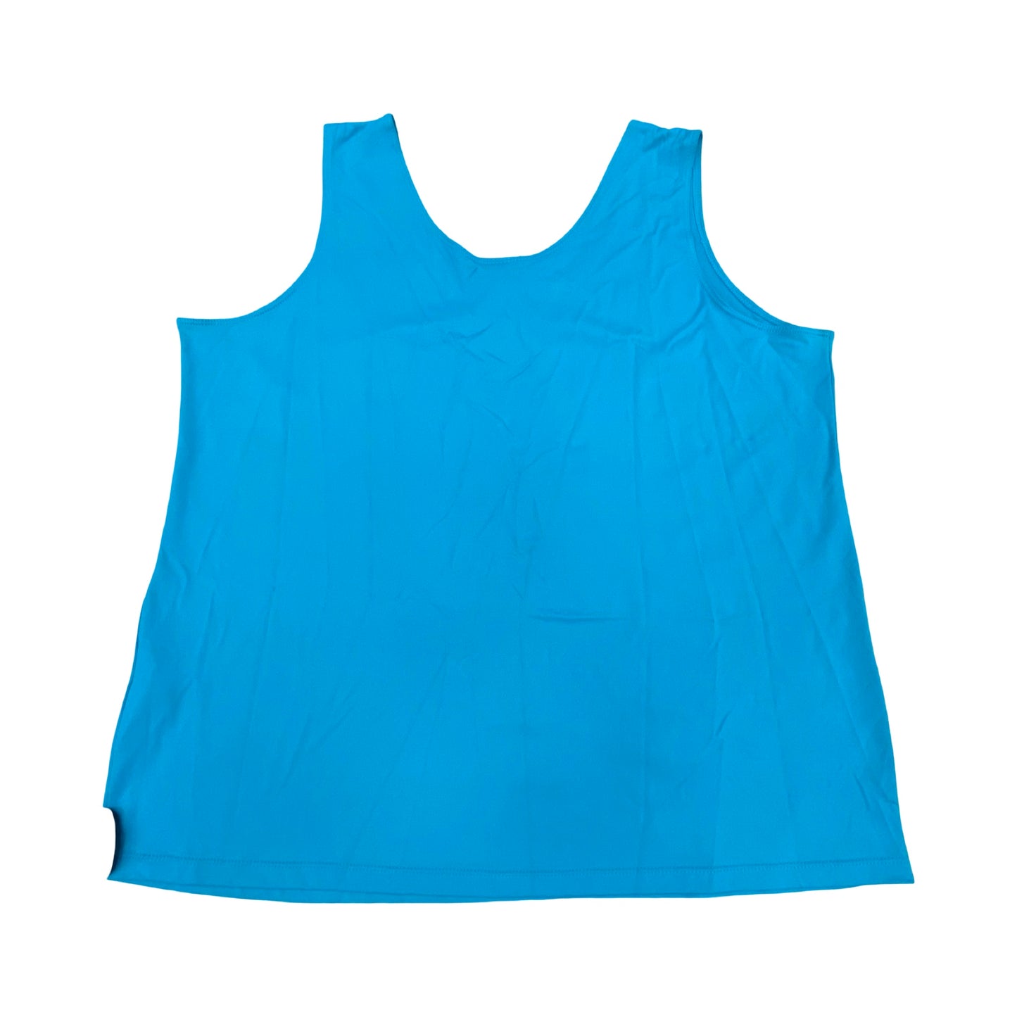 Top Sleeveless By Chicos In Teal, Size:Xxl