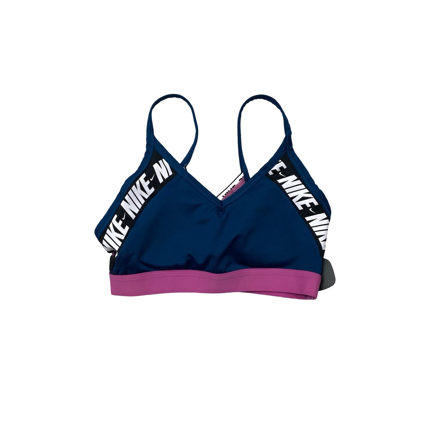 Athletic Bra By Nike In Blue & Pink, Size:S