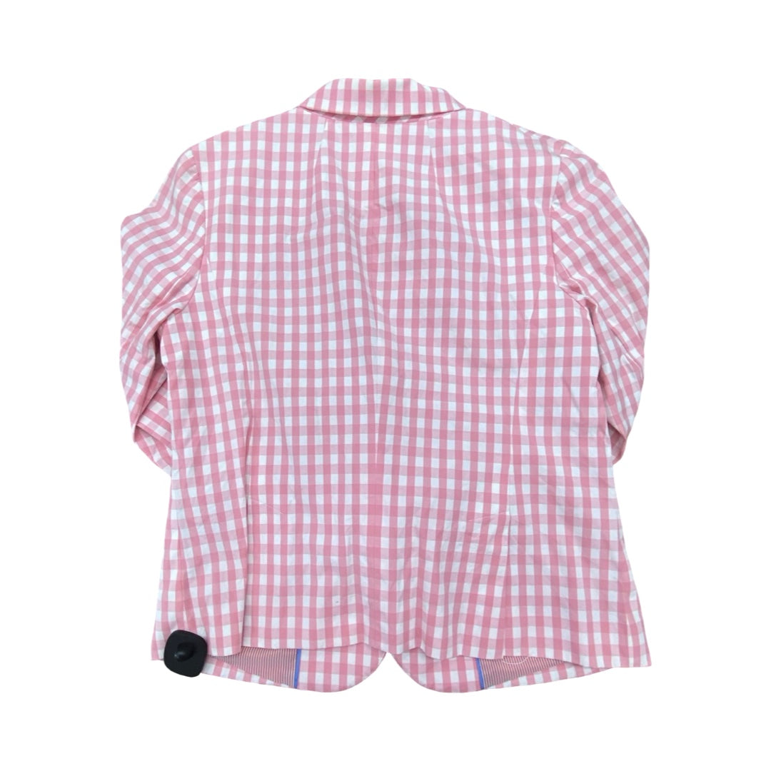 Blazer By Talbots In Pink & White, Size:8