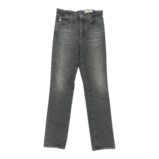 Jeans Straight By Ag Jeans In Grey, Size:4