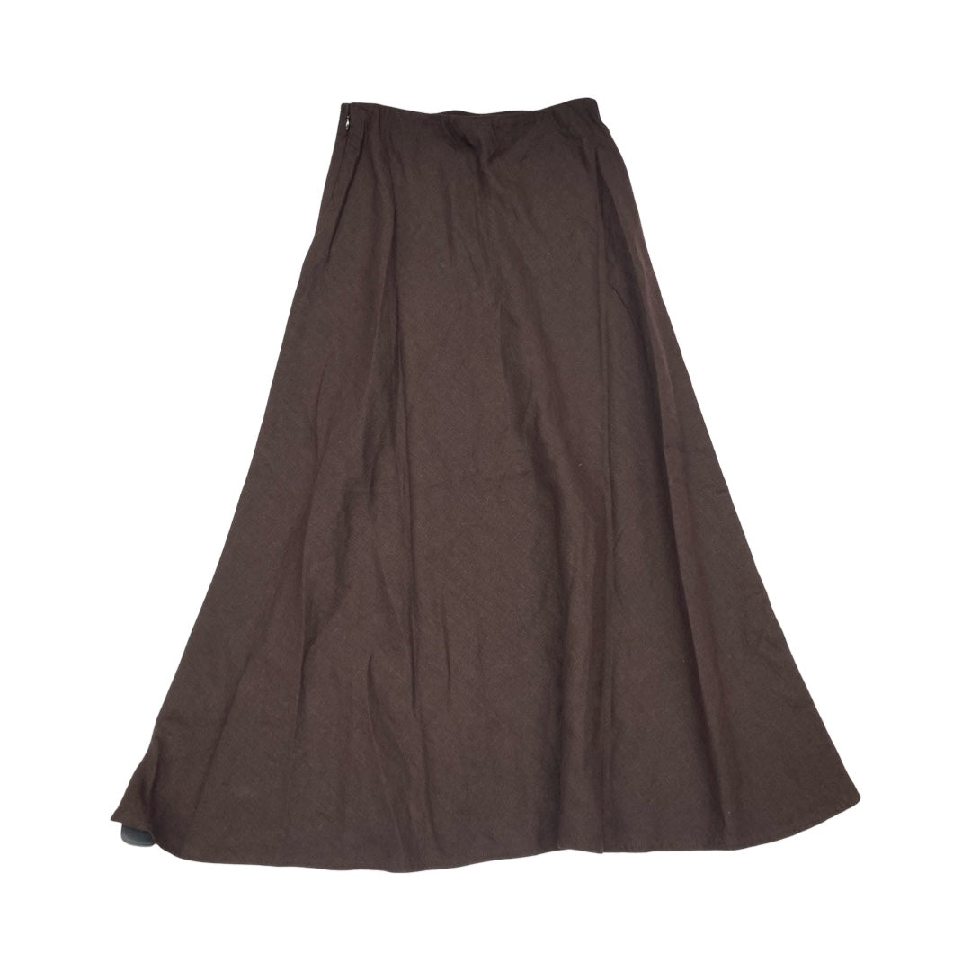 Skirt Midi By Madewell In Brown, Size:4