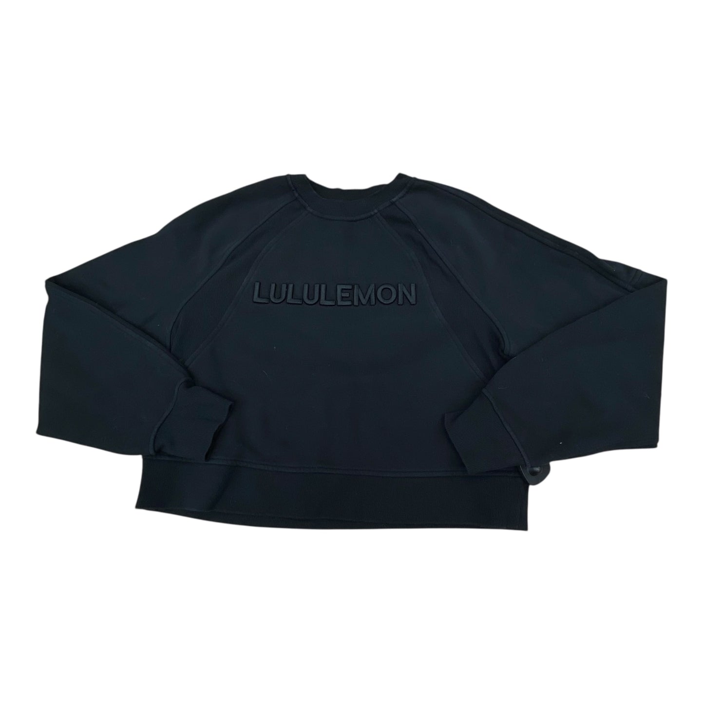 Athletic Sweatshirt Crewneck By Lululemon In Black, Size:Xs