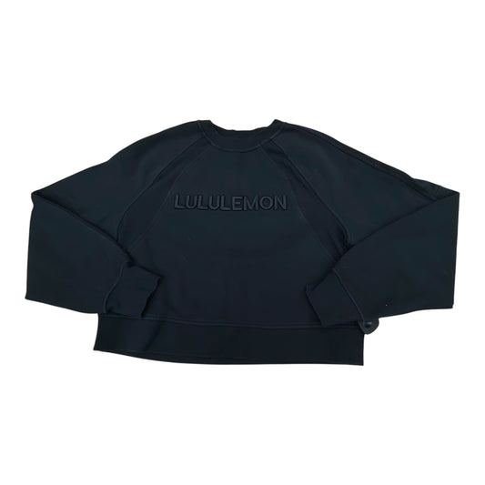 Athletic Sweatshirt Crewneck By Lululemon In Black, Size:Xs