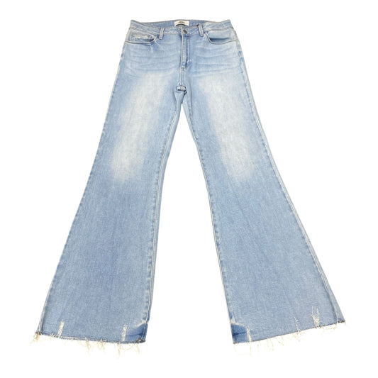 Jeans Flared By Just Black In Blue Denim, Size:8