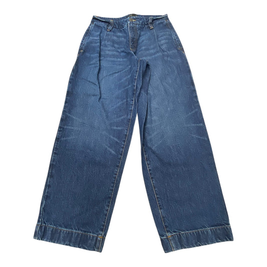 Jeans Straight By Banana Republic In Blue Denim, Size:4