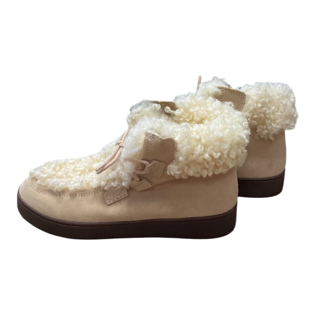 Boots Ankle Flats By Vionic In Beige, Size:8