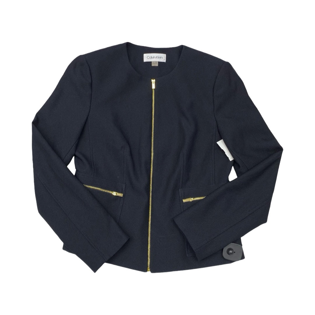 Blazer By Calvin Klein In Black, Size:S