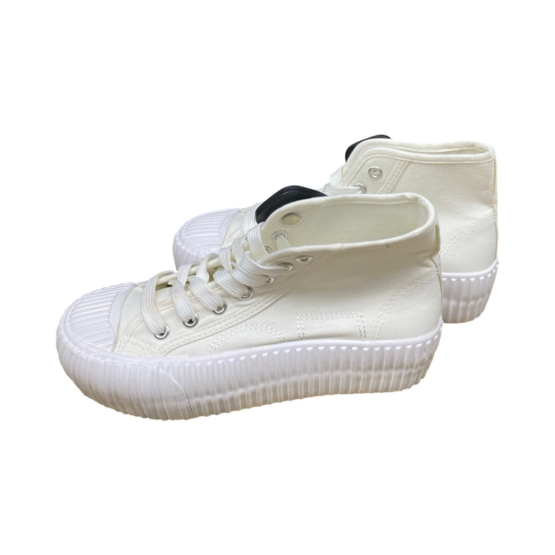 Shoes Sneakers Platform By Nasty Gal In White, Size:5