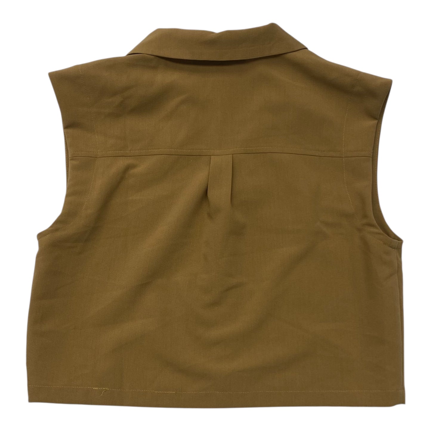 Top Sleeveless By Flat White In Brown, NWT! Size:M