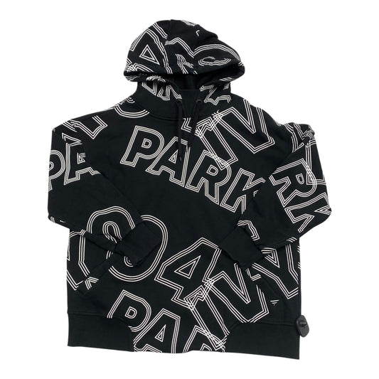 Sweatshirt Hoodie By Ivy Park In Black & White, Size:L