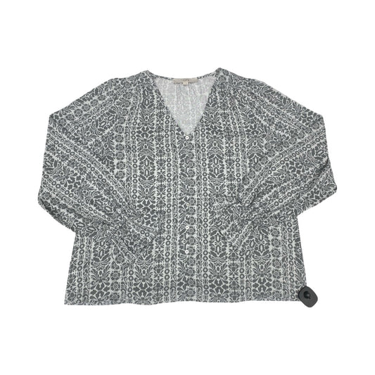 Top Ls By Loft In Grey, Size:L