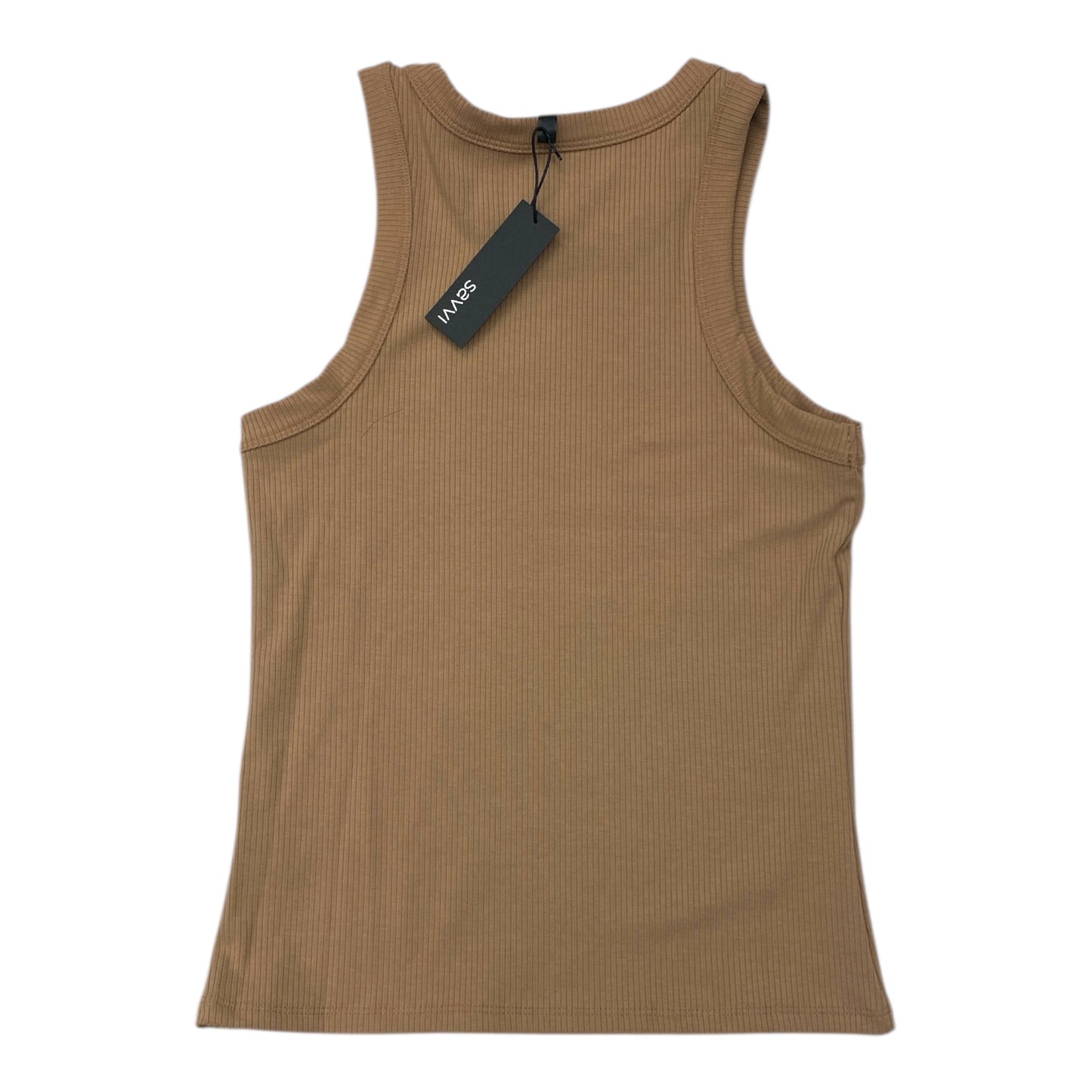 Top Sleeveless By Savvi In Brown, Size:L