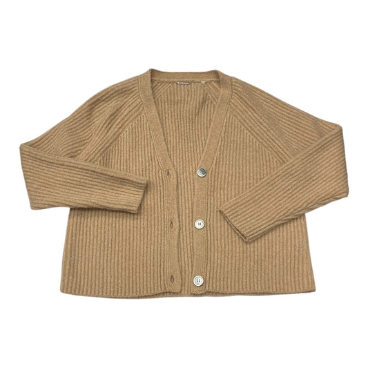 Sweater Cardigan By Elie Tahari In Brown, Size:M