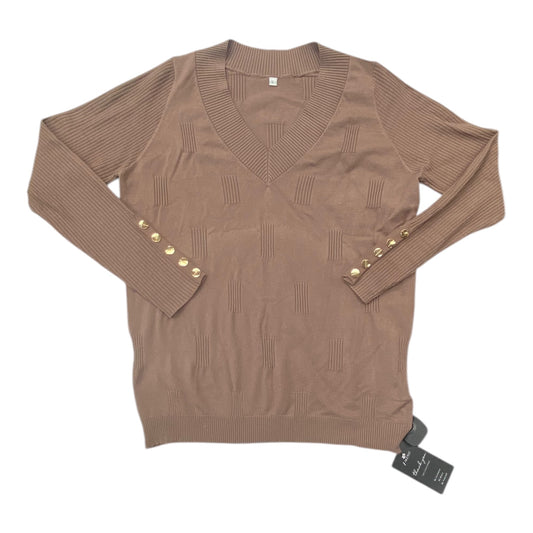 Top Ls By Clothes Akewei In Brown, Size:L
