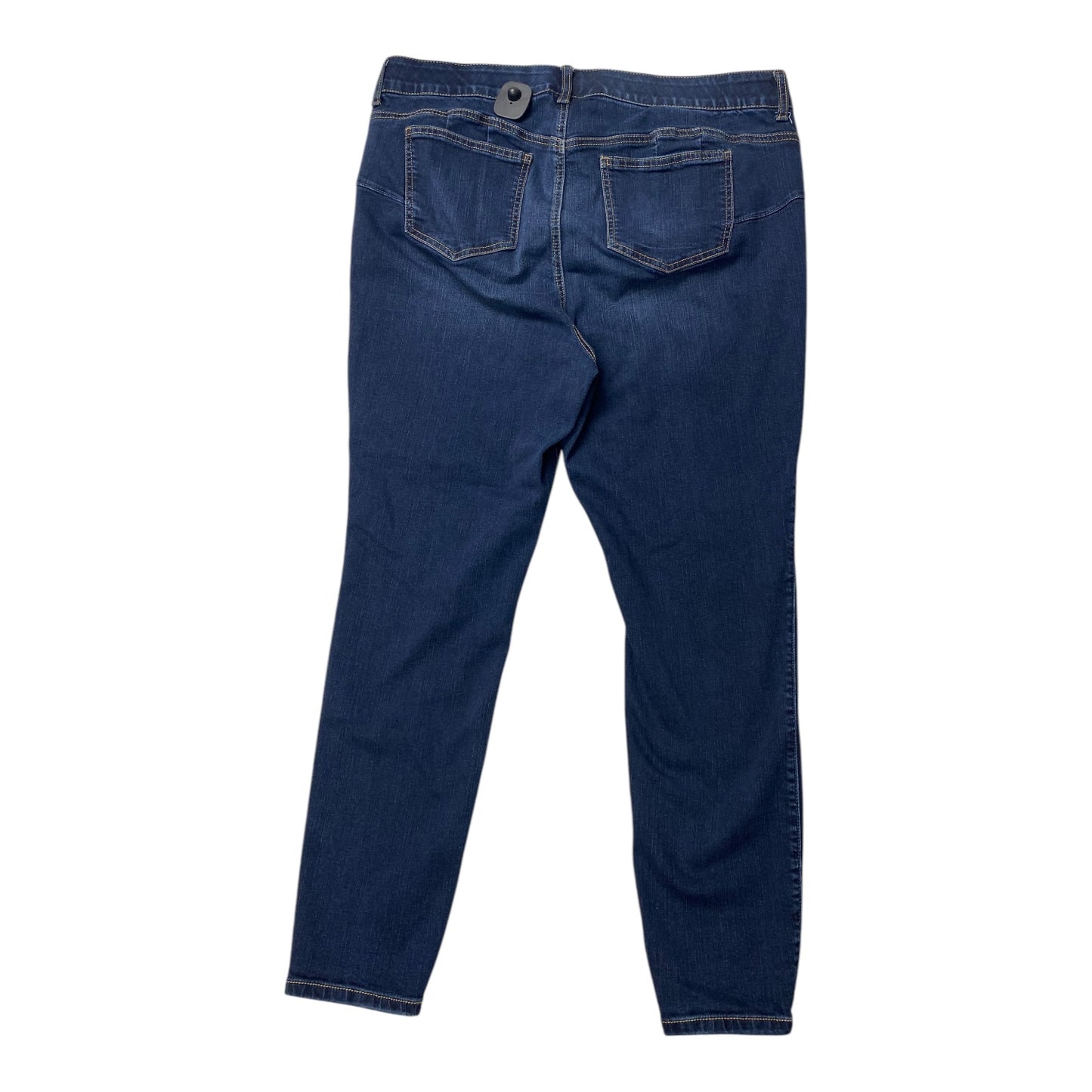 Jeans Skinny By Torrid In Blue Denim, Size:20