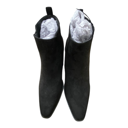 Boots Ankle Heels By Qupid In Black, Size:8
