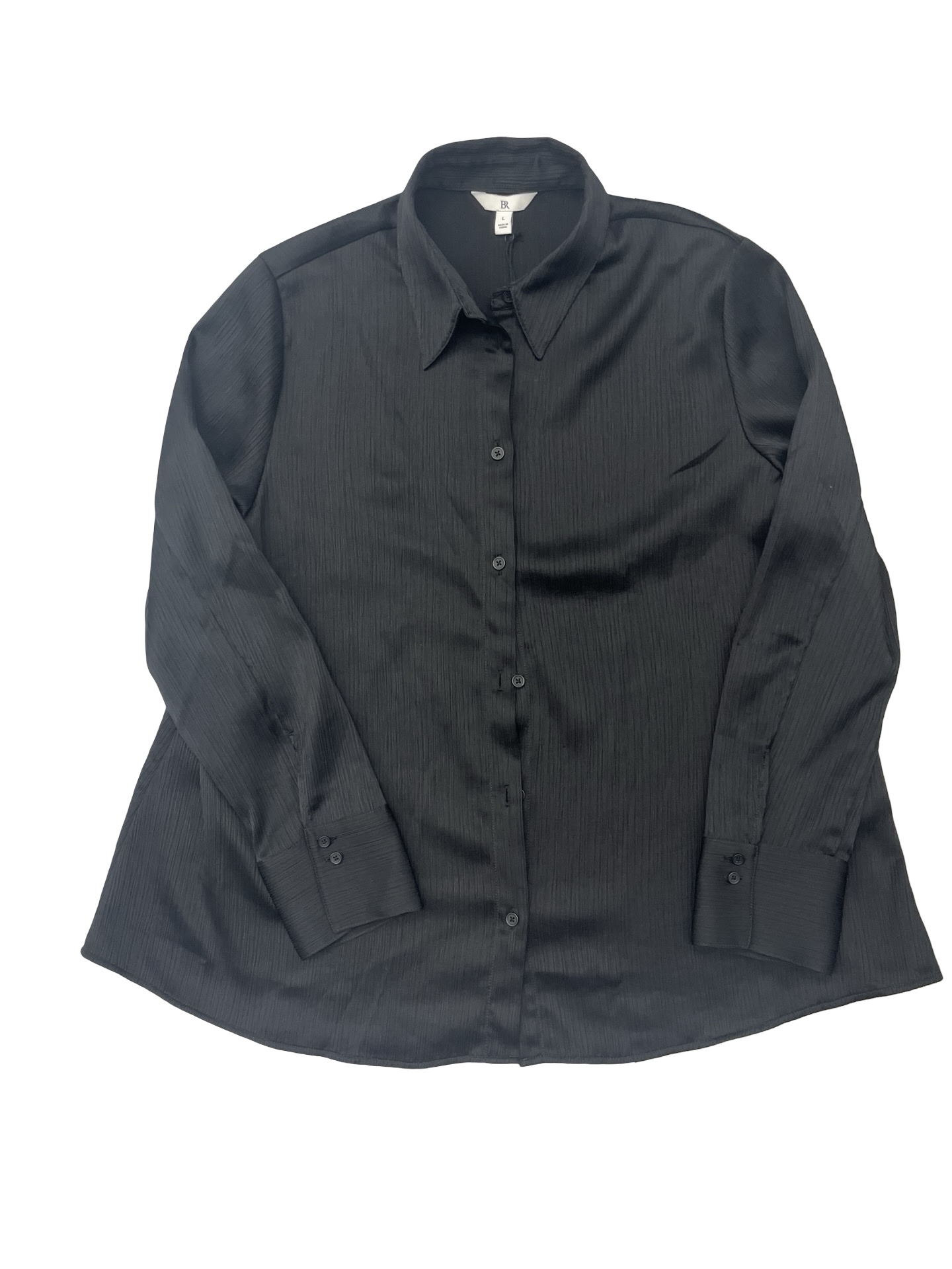 Top Ls By Banana Republic In Black, Size:L