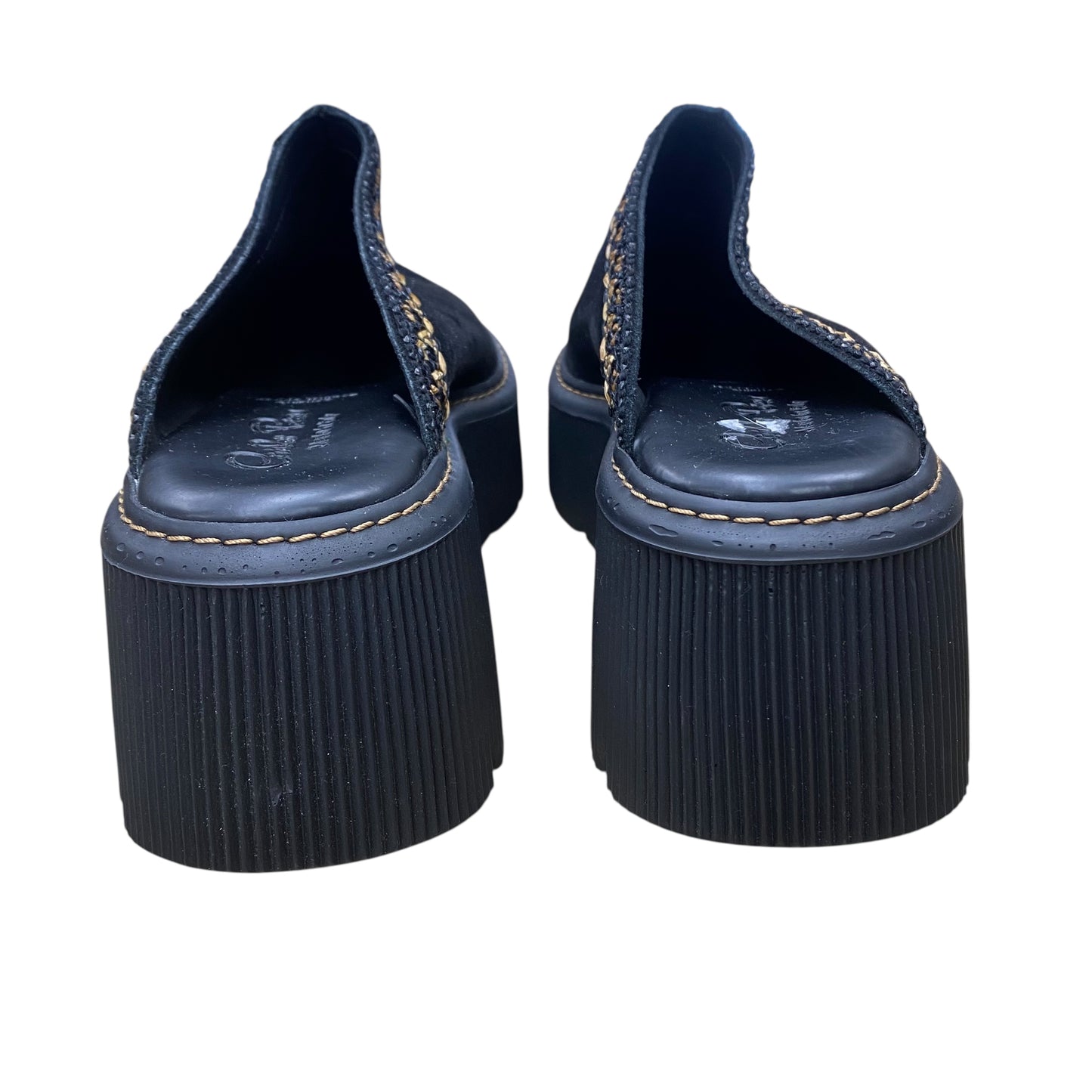 Shoes Heels Wedge By Carlo Pera In Black, Size:10.5