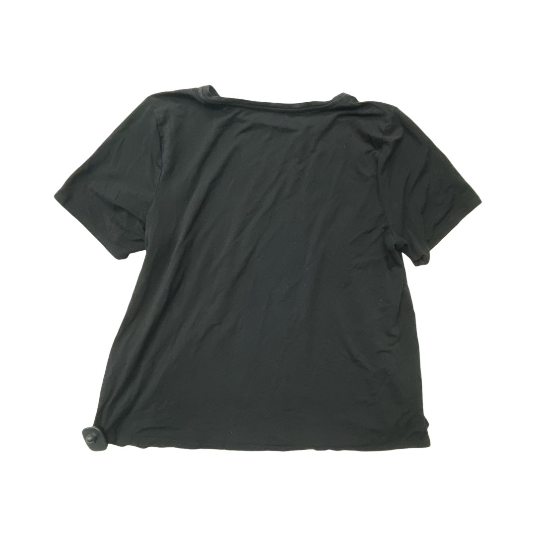 Top Ss Designer By Eileen Fisher In Black, Size:M