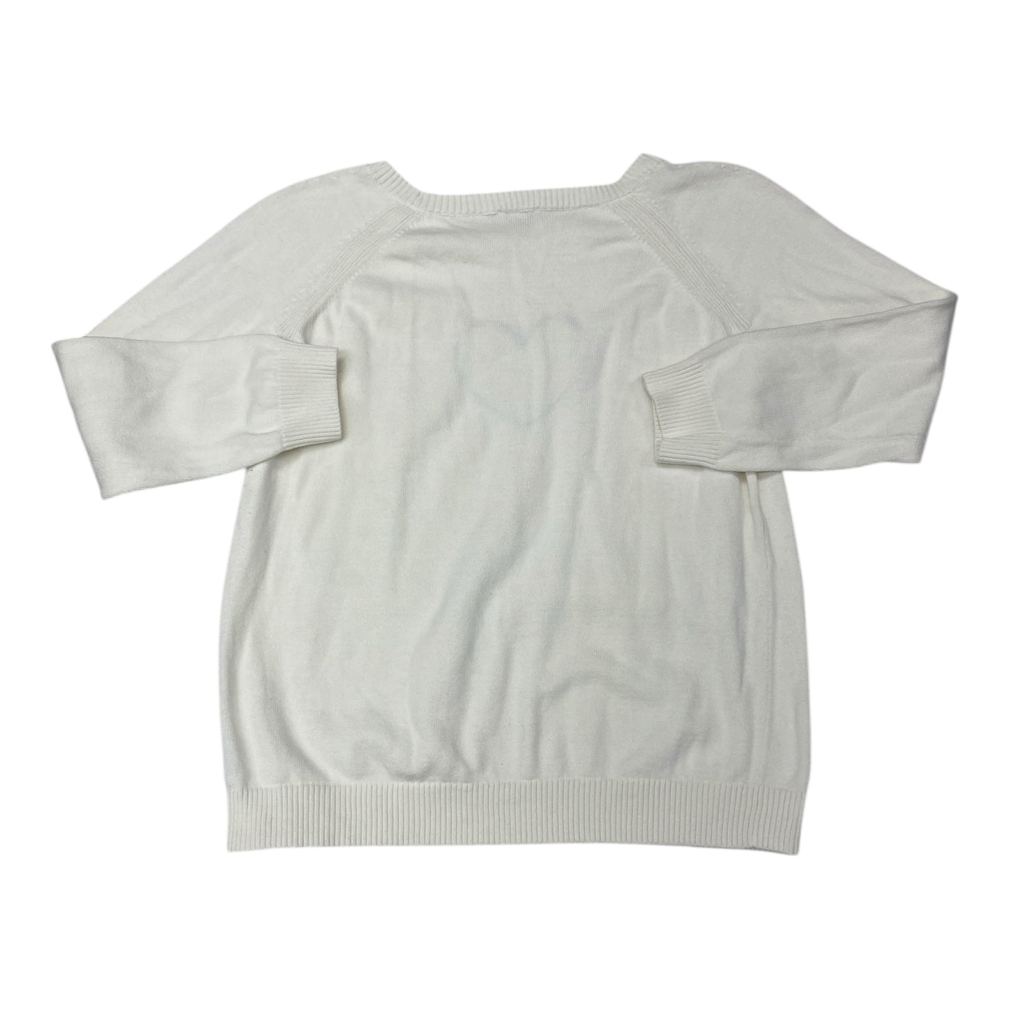 Sweater By Talbots In Cream, Size:Xl