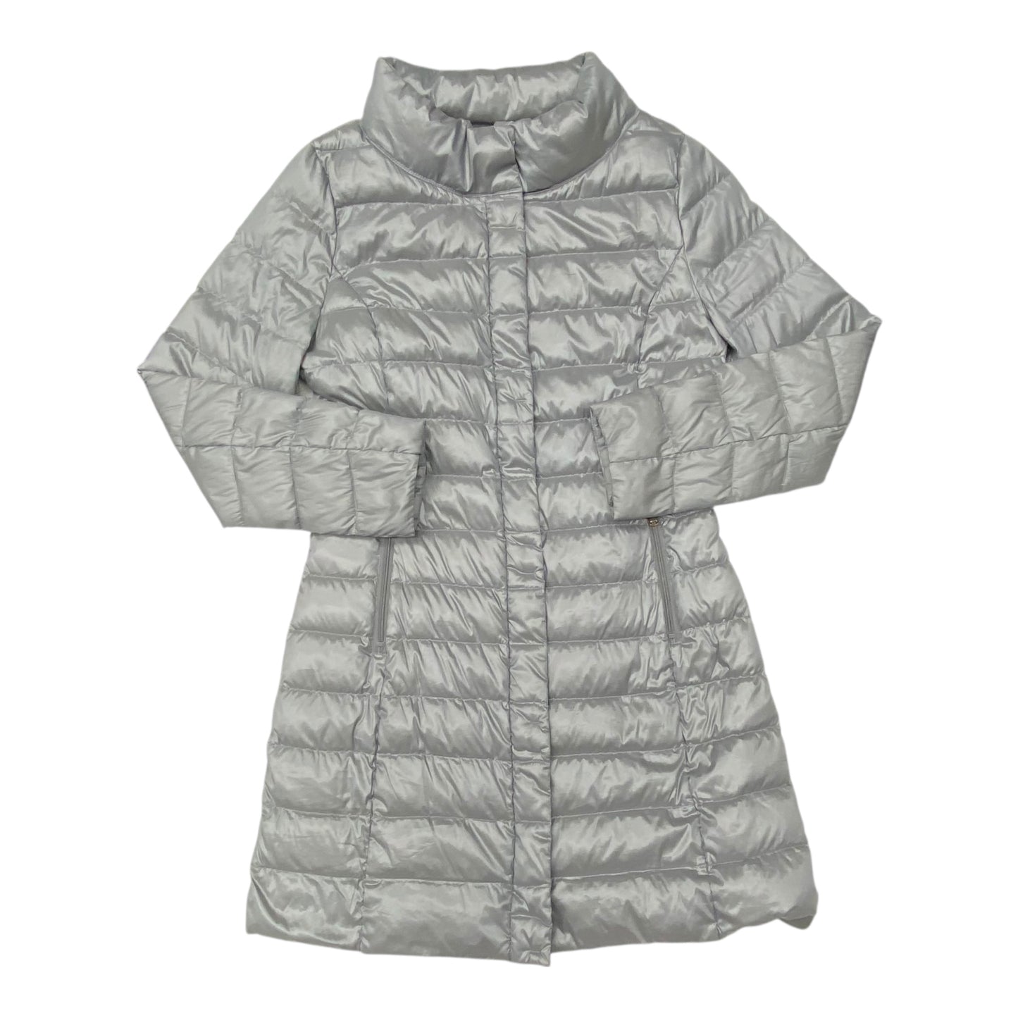 Jacket Puffer & Quilted By T Tahari In Grey, Size:M