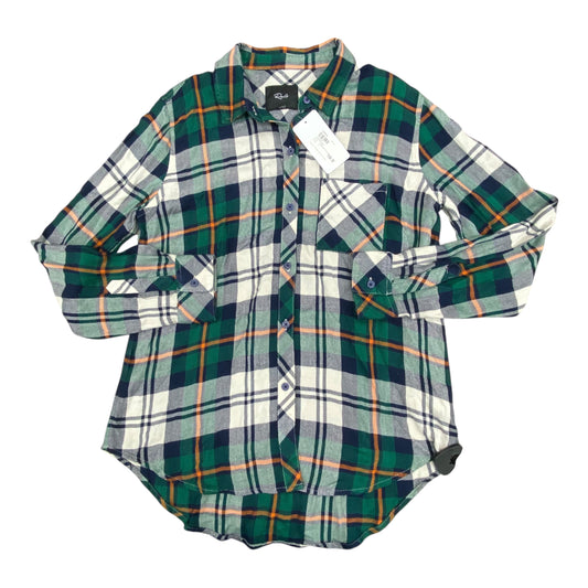 Top Ls By Rails In Plaid Pattern, Size:M